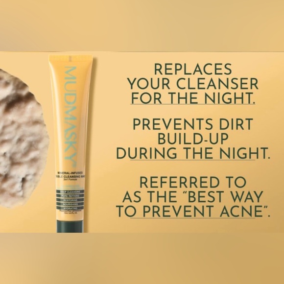 🫧NIB🫧 Mudmasky  Mineral-Infused Double Cleansing Mask for Acne prone skin - Picture 3 of 7